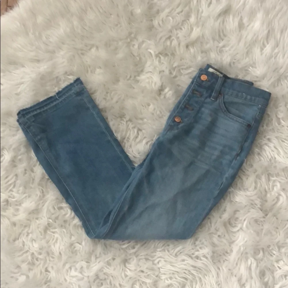 NEW • J. Crew • Billie Demi Boot Cut Crop Jeans 25
